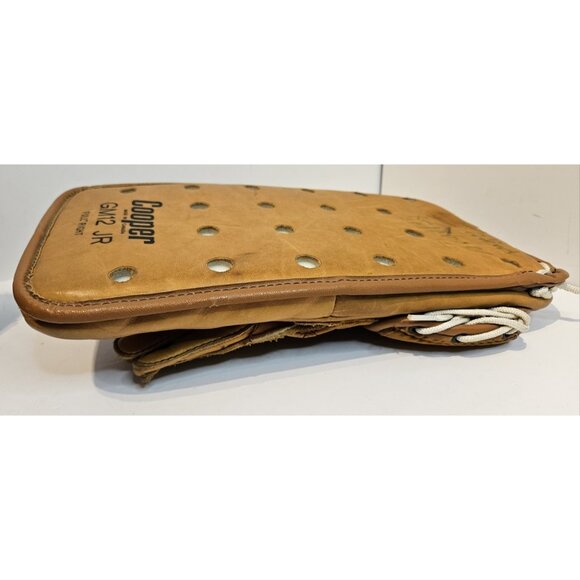 VINTAGE COOPER GM12 HOCKEY LEATHER GOALIE GLOVE W GM6 JR BLOCKER FULL RIGHT - Picture 13 of 16